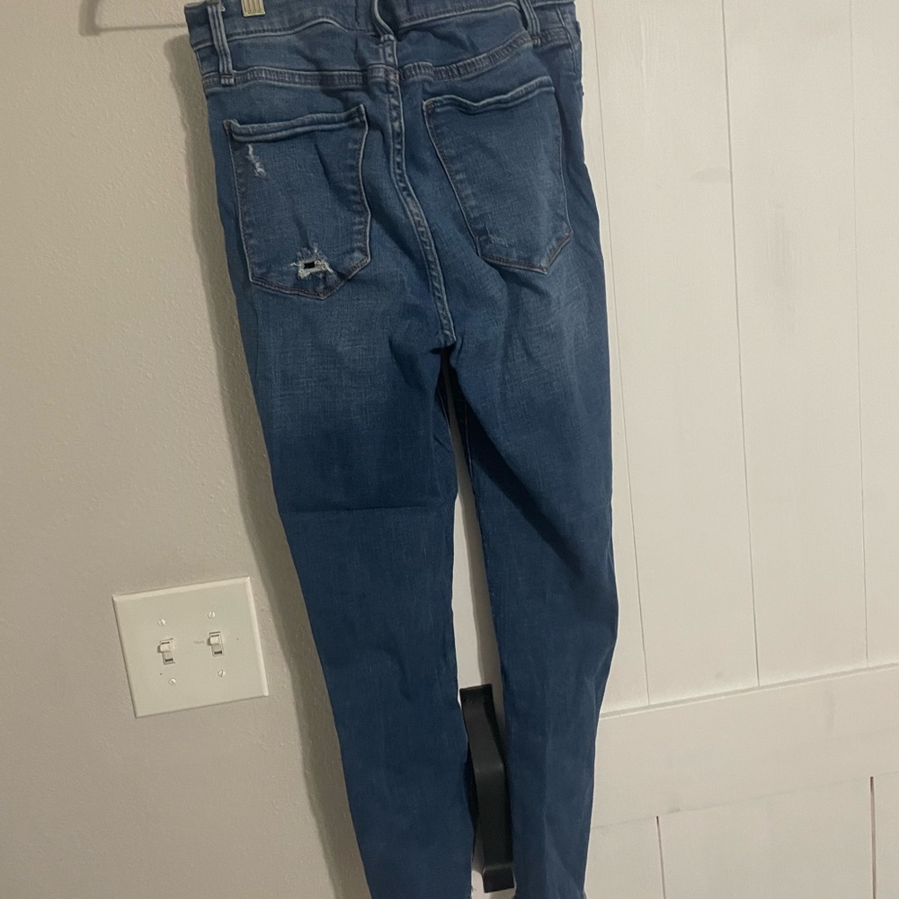 Abercrombie & Fitch high rise super skinny ankle jeans - Picture 3 of 4